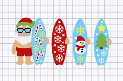 Summer Santa Claus Elements 3D SVG and Clipart Product Image 2