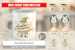 Mug Wrap Christmas Survival Quotes Product Image 1