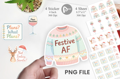 Sticker Christmas Survival Quotes Product Image 1