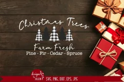 Plaid Farm Fresh Christmas Trees, Christmas Designs Product Image 5