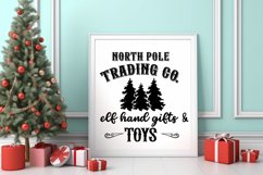 North pole trading co. elf hand gifts &amp; toys SVG Product Image 1