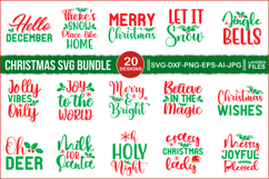 Christmas SVG Design Bundle, Christmas SVG cut file Bundle Product Image 1