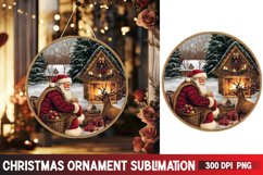 Christmas-SVG ,Christmas Ornaments Round Sign PNG, Christmas Round Sign PNG