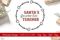 Christmas | Christmas Teacher Svg Product Image 3