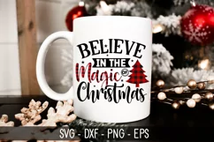 Believe in the magic of Christmas SVG- Christmas Design Product Image 3