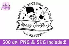Funny Christmas Mom Svg, Sarcastic Christmas Shirt SVG Product Image 2