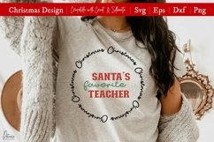 Christmas | Christmas Teacher Svg Product Image 2