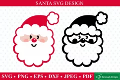 Christmas SVG, Santa SVG, Christmas png Product Image 1