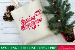 Merry Christmas SVG Design, Santa SVG Product Image 4