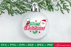 Merry Christmas SVG Design, Santa SVG Product Image 5