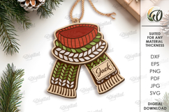 Christmas Sweater Ornaments Bundle Lasercut. Christmas SVG Product Image 10