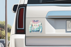 Ugly Christmas Sweaters Vol 2 Pastel Watercolor PNG Product Image 7