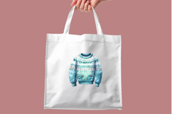 Ugly Christmas Sweaters Vol 2 Pastel Watercolor PNG Product Image 8