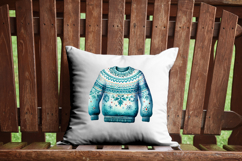 Ugly Christmas Sweaters Vol 2 Pastel Watercolor PNG Product Image 9