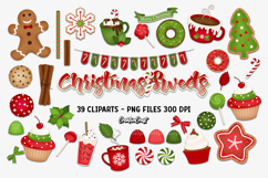 Christmas Digital Paper and Clipart png, illustration Product Image 3