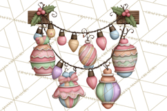 Christmas Sweets Wonderland Clipart, Holiday Candy PNG Product Image 2