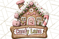Christmas Sweets Wonderland Clipart, Holiday Candy PNG Product Image 5