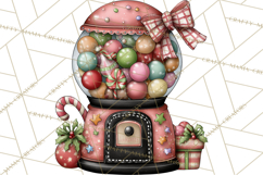Christmas Sweets Wonderland Clipart, Holiday Candy PNG Product Image 4