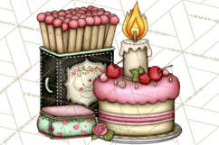 Christmas Sweets Wonderland Clipart, Holiday Candy PNG Product Image 4