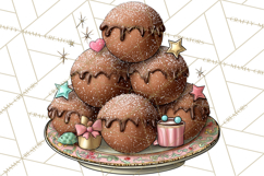 Christmas Sweets Wonderland Clipart, Holiday Candy PNG Product Image 2