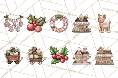 Christmas Sweets Wonderland Clipart, Holiday Candy PNG Product Image 2