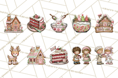 Christmas Sweets Wonderland Clipart, Holiday Candy PNG Product Image 3