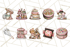 Christmas Sweets Wonderland Clipart, Holiday Candy PNG Product Image 4