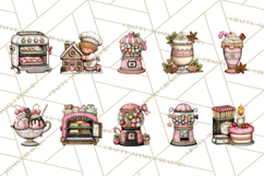 Christmas Sweets Wonderland Clipart, Holiday Candy PNG Product Image 5