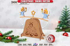 Christmas Swing Laser Cut Bundle|Christmas Decor| Xmas SVG Product Image 3
