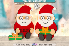 Christmas Tabletop Characters Laser Cut Bundle, Greetings Product Image 11