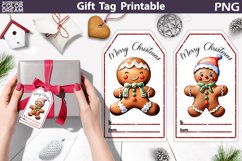 Gingerbread Gift Tags | Christmas Tag Printable Product Image 1