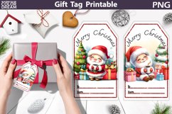 Christmas Gift Tag | Santa Claus Gift Tag Printable Product Image 1