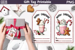 Christmas Gift Tag | Christmas Coffee Gift Tag Printable Product Image 1