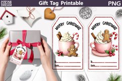 Christmas Gift Tag | Christmas Coffee Gift Tag Printable Product Image 1