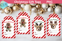 Christmas Gift Tags Printable, Latch Hook Yarn PNG Product Image 1