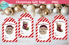 Christmas Gift Tags Printable, Latch Hook Yarn PNG Product Image 1
