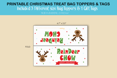 Christmas treat bag toppers svg / Reindeer Chow Product Image 2