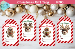 Christmas Gift Tags Printable, Latch Hook Yarn PNG Product Image 1