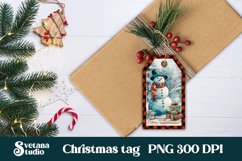 Christmas snowman gift tags printable, Christmas gift tag PNG, Christmas snowman tag PNG.