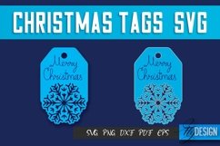 Christmas Tags SVG Design|Christmas Gift Decoration SVG | Product Image 4