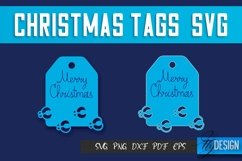 Christmas Tags SVG Design|Christmas Gift Decoration SVG | Product Image 1