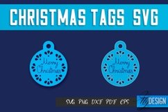 Christmas Tags SVG Design|Christmas Gift Decoration SVG | Product Image 1