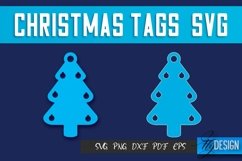 Christmas Tags SVG Design|Christmas Gift Decoration SVG | Product Image 1