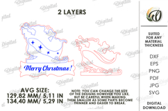 Christmas Tag Laser Cut. Christmas Tree Decor SVG Product Image 2