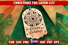 Christmas Tag | Gift Tags | Christmas Gift | Holidays | CNC Product Image 1