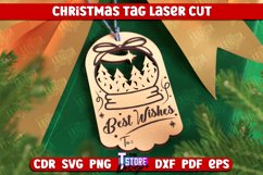 Christmas Tag | Gift Tags | Christmas Gift | Holidays | CNC Product Image 1