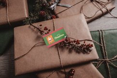 Vintage Christmas Tags Canva Template Product Image 3