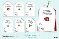 Christmas Gift Tags | Printable Holiday Tags Product Image 1