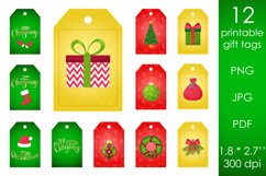 Christmas present labels for Cricut. Printable gift tags JPG Product Image 2