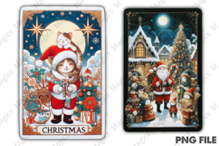 Christmas Tarot Card PNG Files Product Image 1
